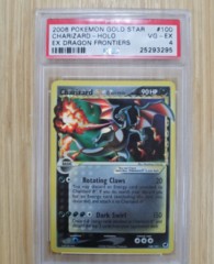 Charizard ☆ δ - 100/101 - Holo Rare - PSA Graded 4